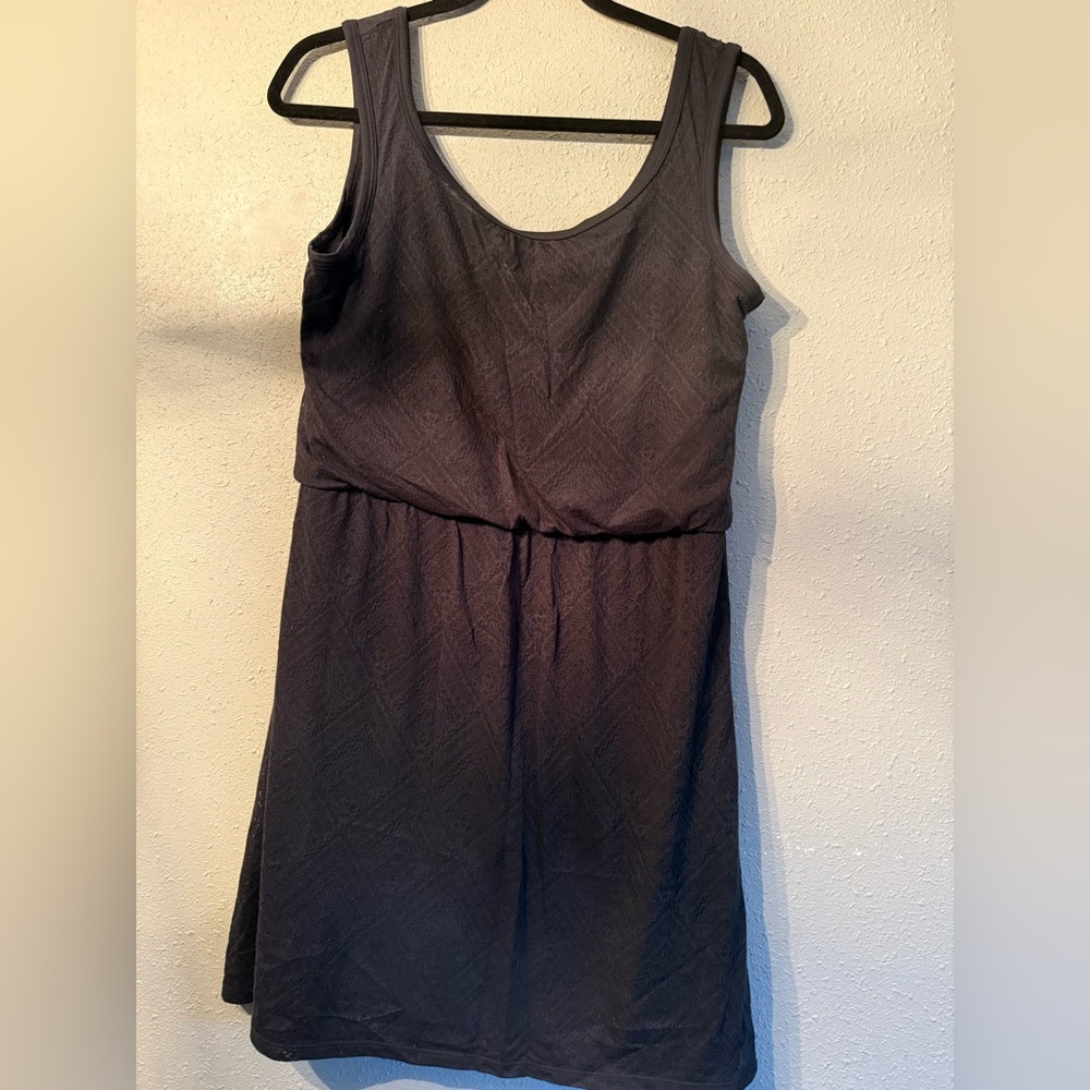 Prana Black Sleeveless Midi Dress